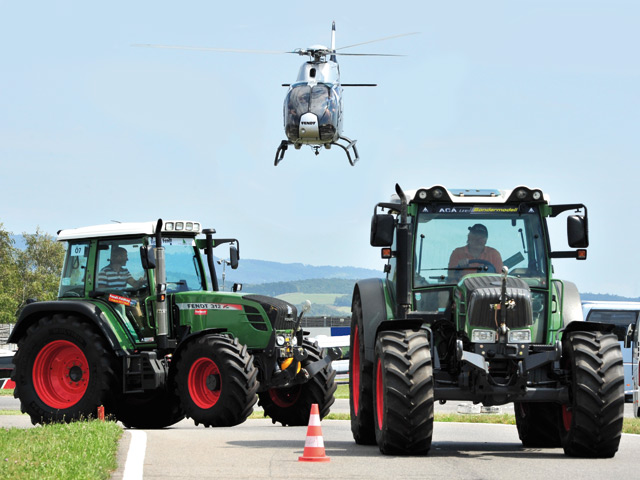 Fendt Vario Training und Hubschrauberrundflüge am Fendt Feldtag
