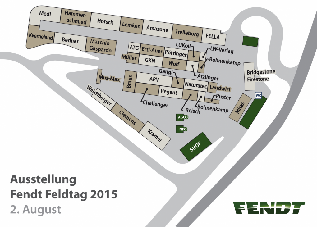 Fendt Feldtag 2015 - Ausstellungsgelände